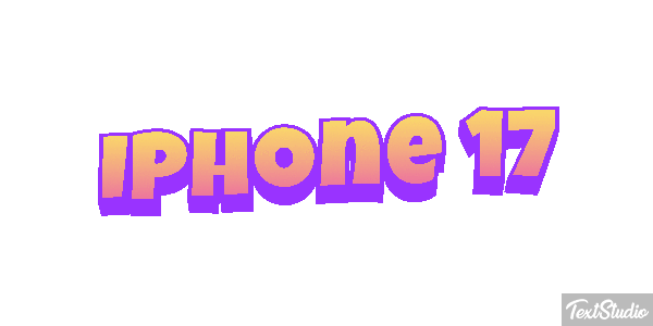 IPhone 17 Text effect