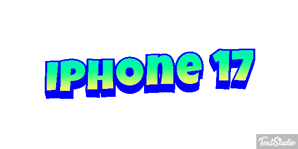 IPhone 17 Text effect