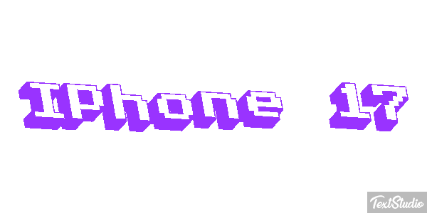 IPhone 17 Text effect