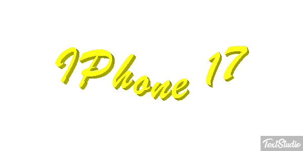 IPhone 17 Text effect