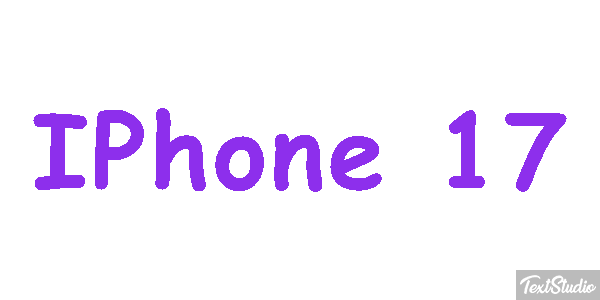 IPhone 17 Text effect