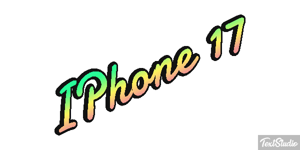 IPhone 17 Text effect
