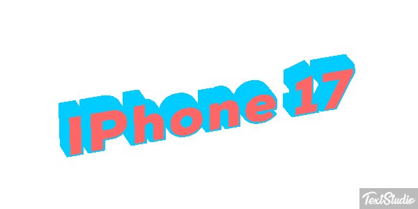 IPhone 17 Text effect