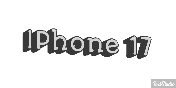 IPhone 17 Text effect