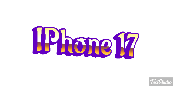 IPhone 17 Text effect