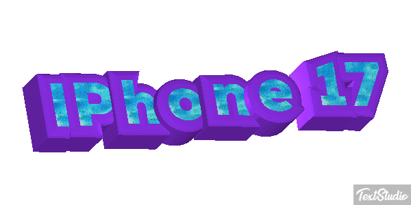 IPhone 17 Text effect