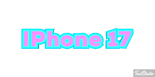 IPhone 17 Text effect