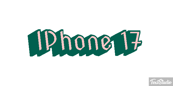 IPhone 17 Text effect