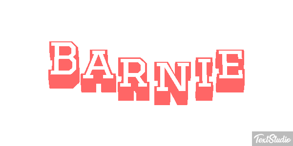 Barnie Effetto testo