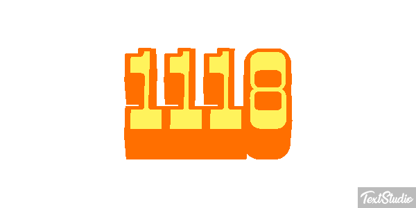 1118 Text effect