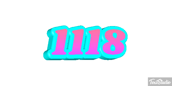 1118 Text effect