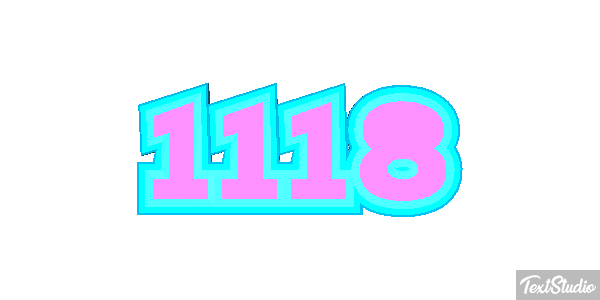 1118 Text effect