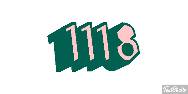 1118 Text effect