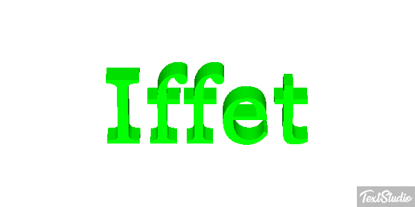 İffet Tekst effect