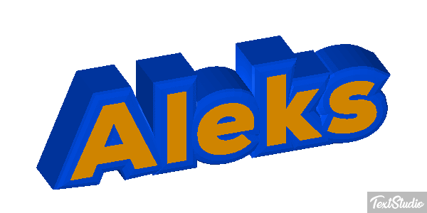 Aleks Text effect