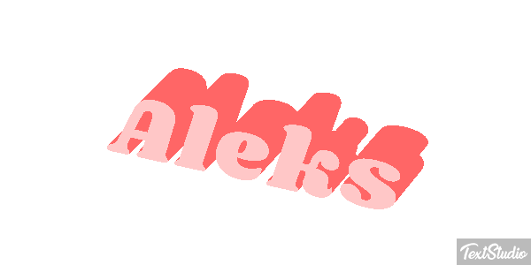 Aleks Text effect