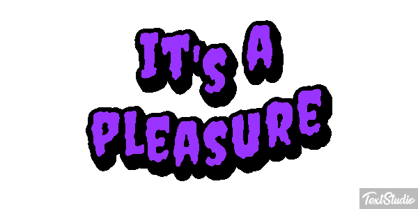 It's a Pleasure Text effect