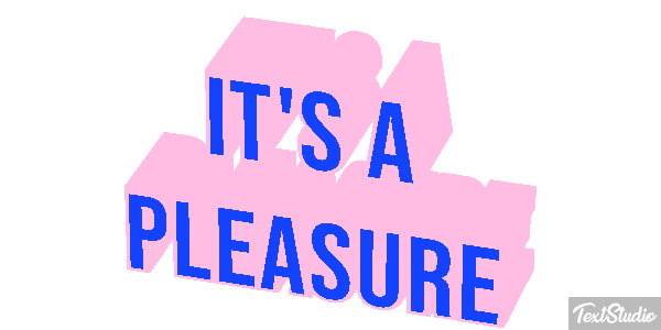 It's a Pleasure Text effect