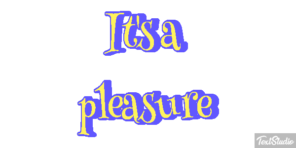 It's a Pleasure Text effect