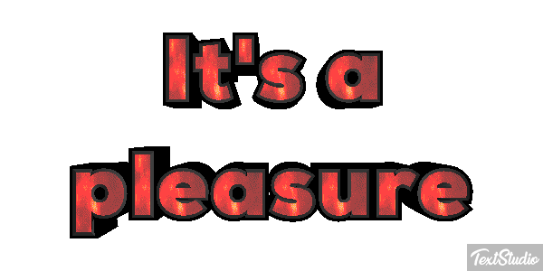 It's a Pleasure Text effect