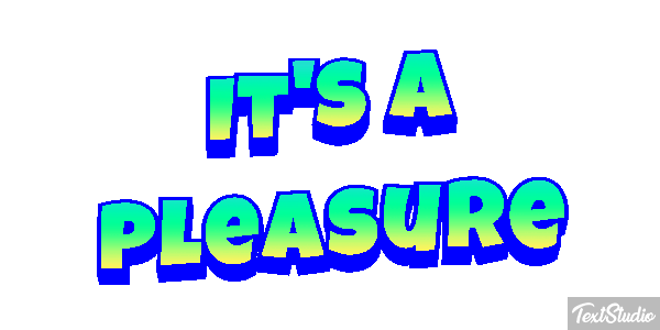 It's a Pleasure Text effect