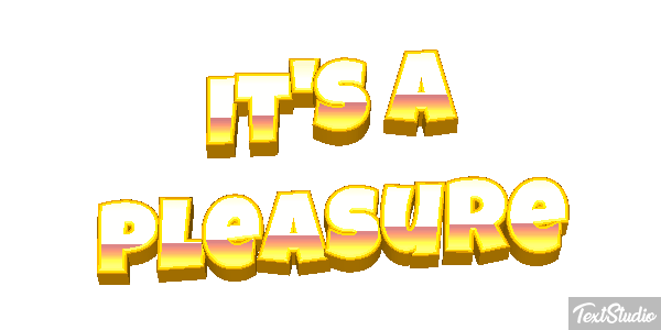 It's a Pleasure Text effect