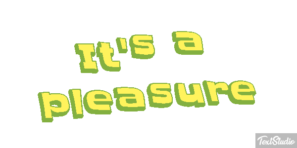 It's a Pleasure Text effect