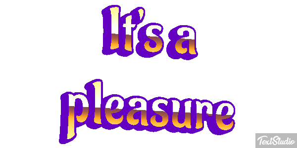 It's a Pleasure Text effect