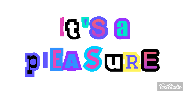 It's a Pleasure Text effect
