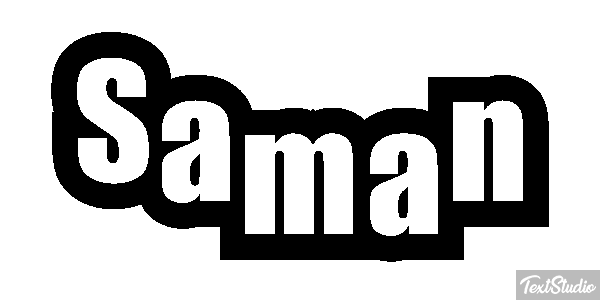 Saman Text effect