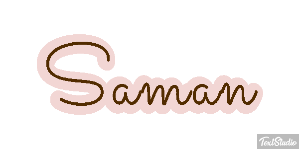 Saman Text effect