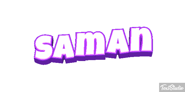 Saman Text effect