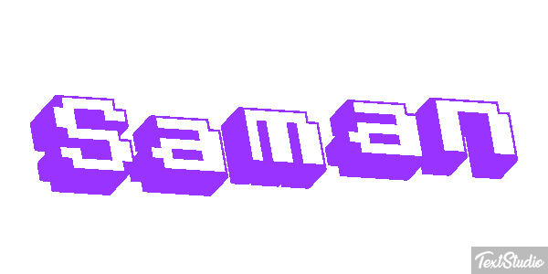 Saman Text effect