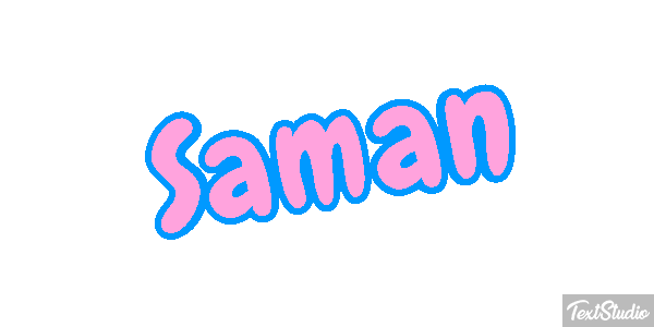 Saman Text effect