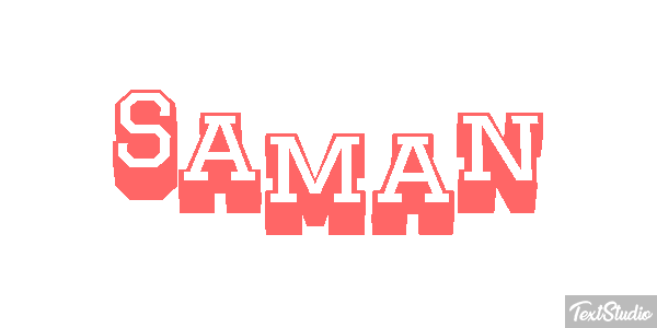 Saman Text effect