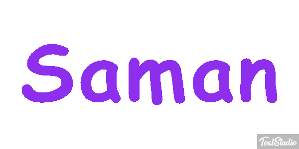 Saman Text effect