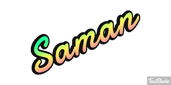 Saman Text effect