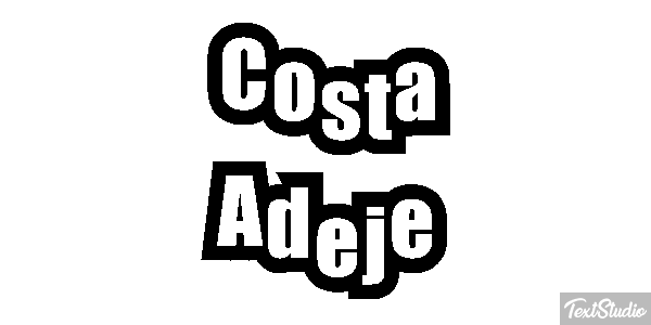 Costa Adeje Effetto testo