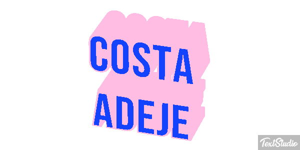 Costa Adeje Effetto testo