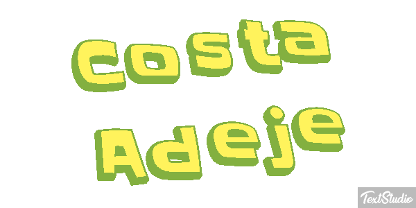 Costa Adeje Effetto testo