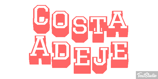 Costa Adeje Effetto testo