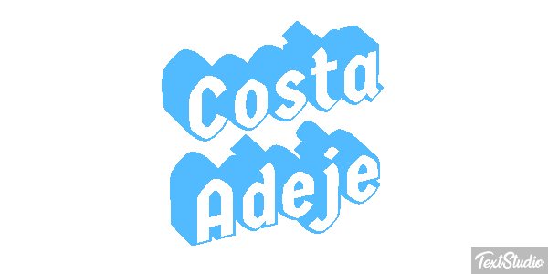 Costa Adeje Effetto testo