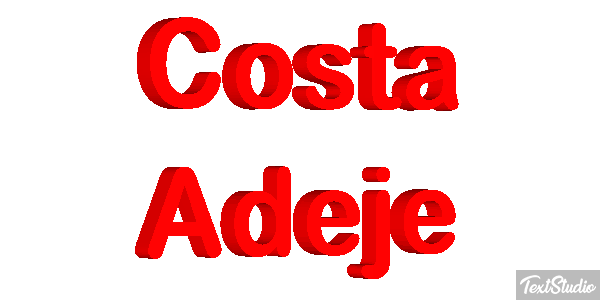 Costa Adeje Effetto testo