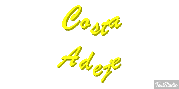 Costa Adeje Effetto testo