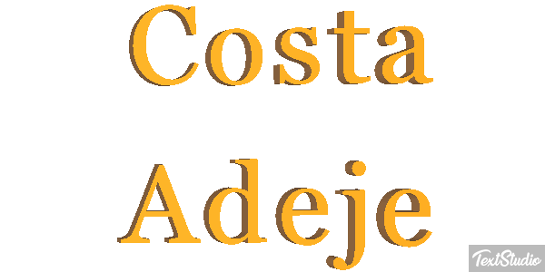 Costa Adeje Effetto testo