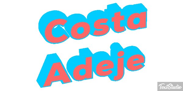 Costa Adeje Effetto testo