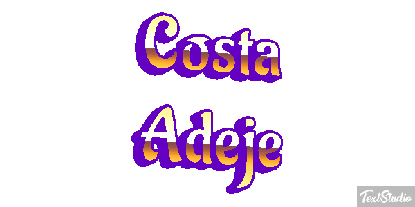 Costa Adeje Effetto testo