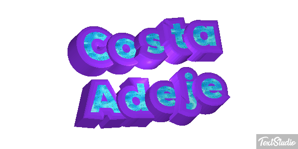 Costa Adeje Effetto testo