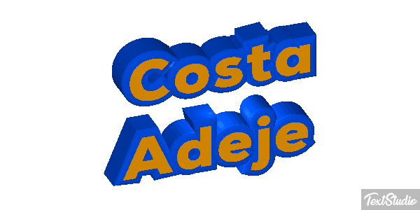 Costa Adeje Effetto testo