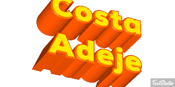 Costa Adeje Effetto testo